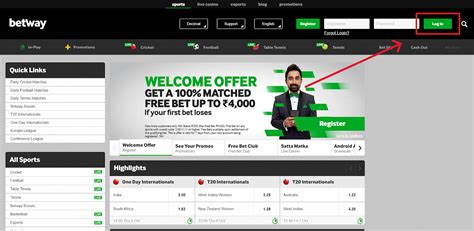 betway account aanmaken